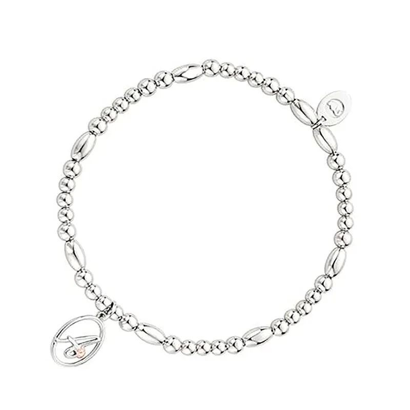 Clogau Affinity Tree Of Life Initials Letter A Sterling Silver Bead Bracelet