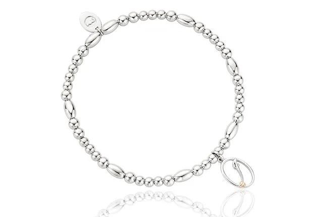 Clogau Affinity Tree Of Life Initials Letter I Sterling Silver Bead Bracelet D