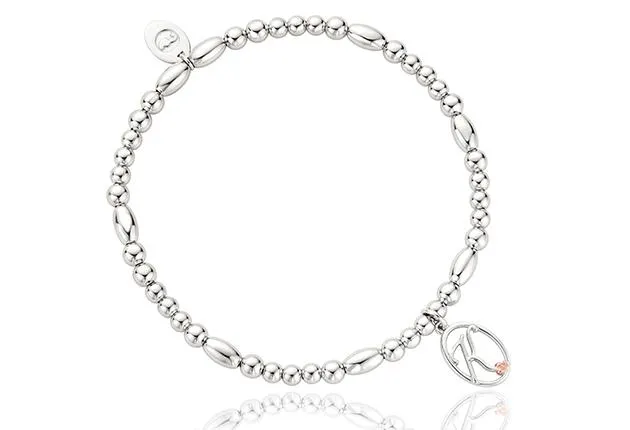 Clogau Affinity Tree Of Life Initials Letter K Sterling Silver Bead Bracelet D