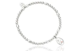 Clogau Affinity Tree Of Life Initials Letter U Sterling Silver Bead Bracelet