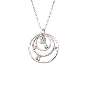 Clogau Awyr Y Nos Sterling Silver White Topaz Pendant