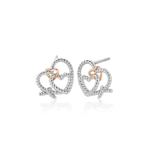 Clogau Bound Forever Sterling Silver Stud Earrings
