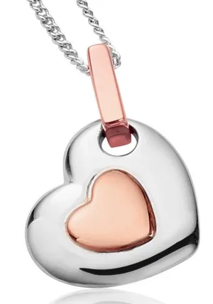 Clogau Cariad Sterling Silver Heart Necklace