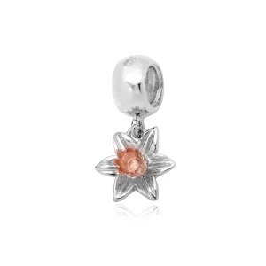 Clogau Daffodil Milestones Sterling Silver Bead Charm