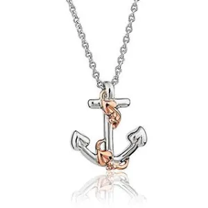Clogau Hope House Anchor Sterling Silver Necklace