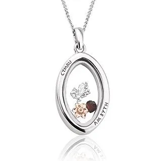 Clogau Inner Charm Sterling Silver Wales Necklace