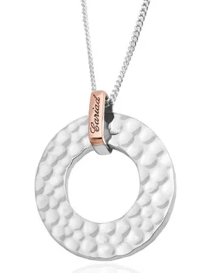 Clogau Love Circles Silver Pendant D