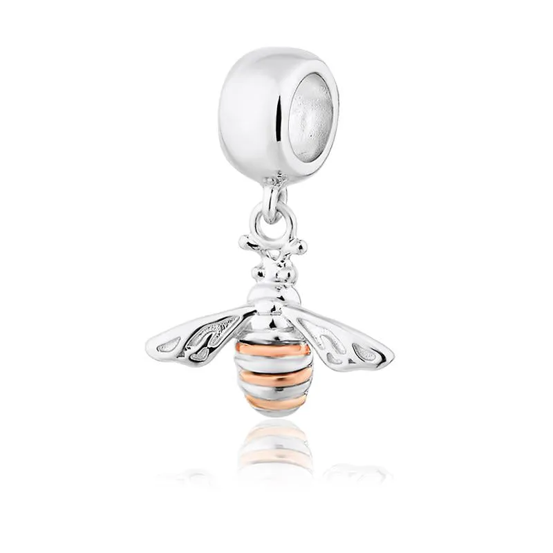 Clogau Milestones Sterling Silver Honey Bee Bead Charm 3SLLC581