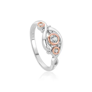 Clogau Pistyll Rhaeadr Sterling Silver Topaz Ring D