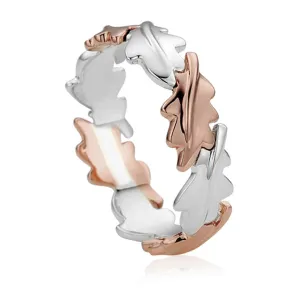 Clogau Royal Oak Sterling Silver Ring D