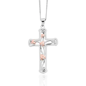 Clogau Tree of Life Cross Silver Pendant