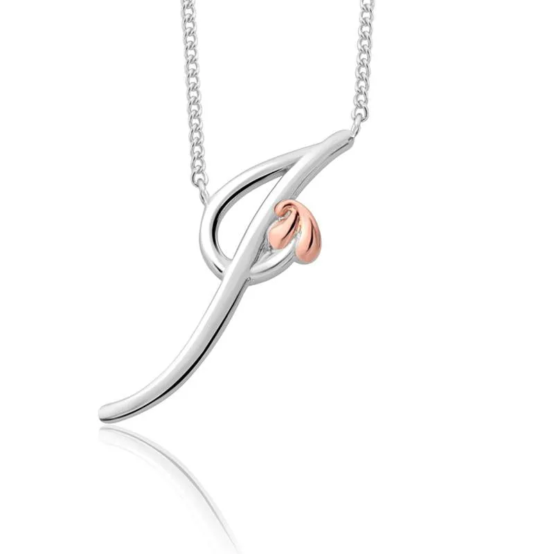 Clogau Tree of Life Sterling Silver Initials Letter I Necklace D