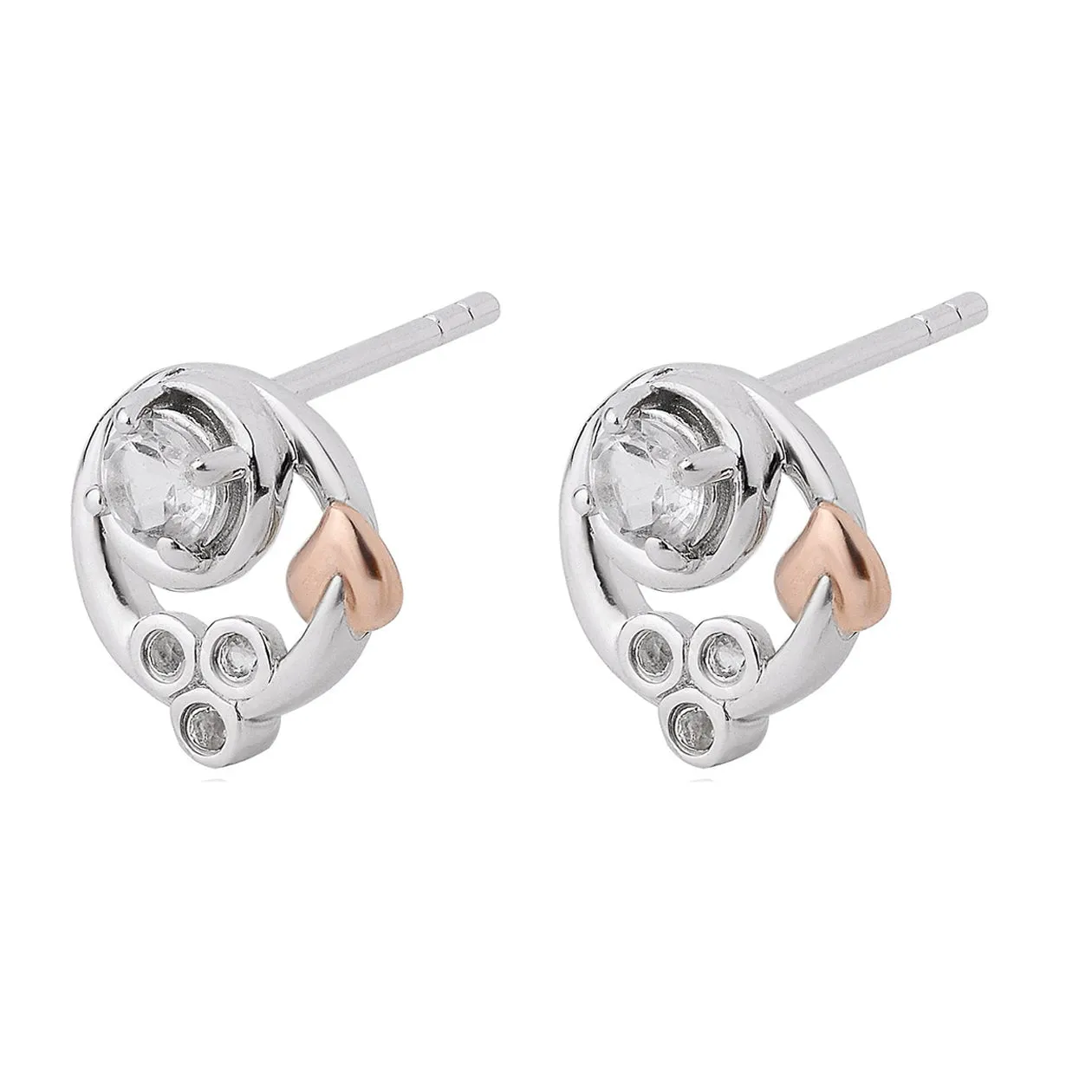 Clogau Tree Of Life Sterling Silver Origin Stud Earrings D