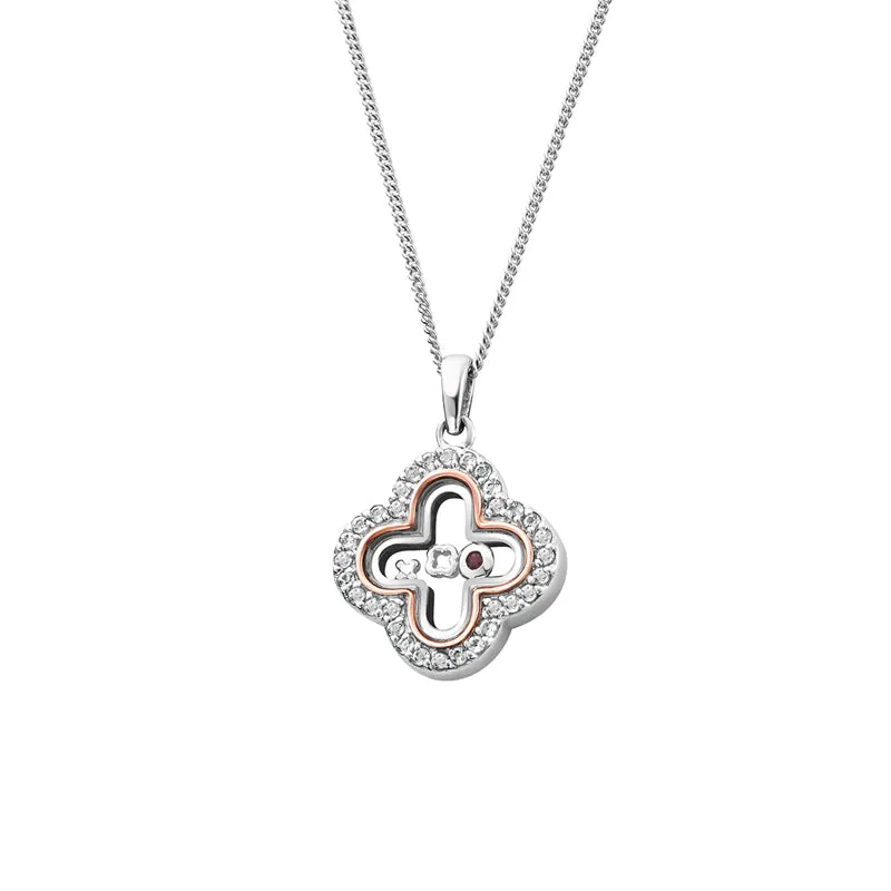 Clogau Tudor Court Sterling Silver Inner Charm Pendant D