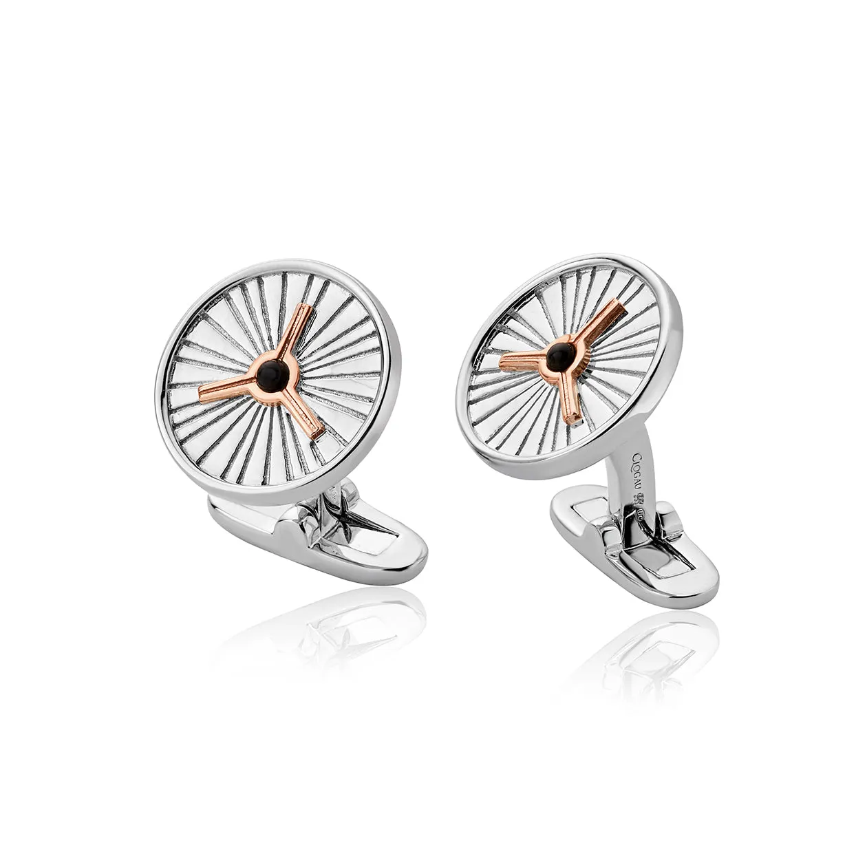 Clogau Yr Wyddfa Summit Sterling Silver Cufflinks D