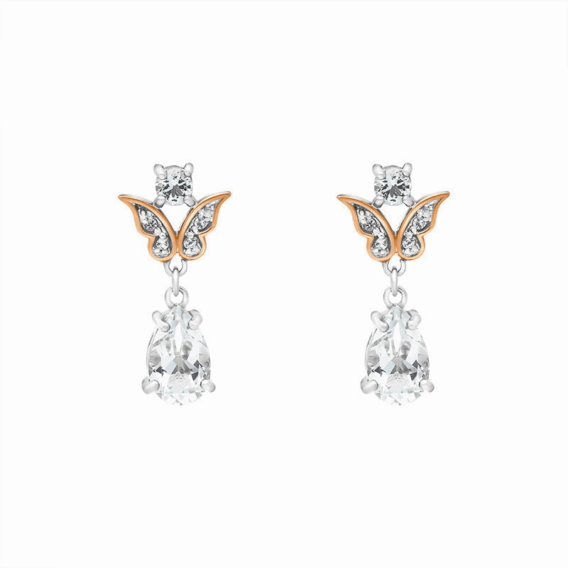 Clogau Kensington Fife Tiara Sterling Silver Drop Earrings D