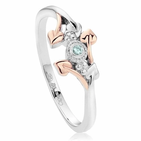 Clogau Love Vine Sterling Silver Affinity Stacking Ring D