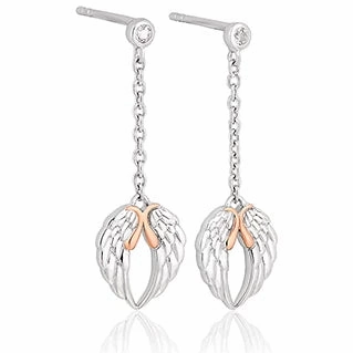 Clogau Seraphina Sterling Silver Drop Earrings