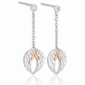 Clogau Seraphina Sterling Silver Drop Earrings
