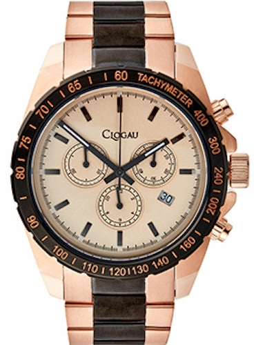 Clogau Sports Rose and Black Mens Watch