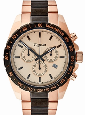 Clogau Sports Rose and Black Mens Watch