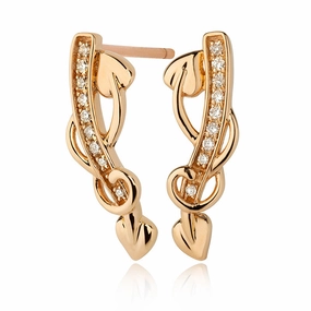 Clogau Tree of Life 1854 18ct Yellow Gold Diamond Earrings
