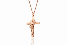 Clogau Tree Of Life 1854 Gold Diamond Cross Necklace