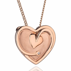 Clogau Tree of Life 9ct Rose Gold Diamond Necklace