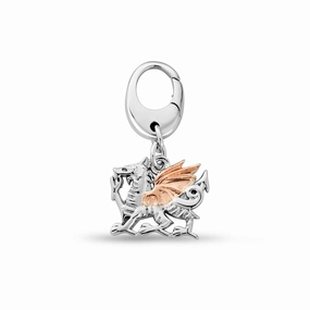Clogau Tree of Life Insignia Silver Dragon Charm