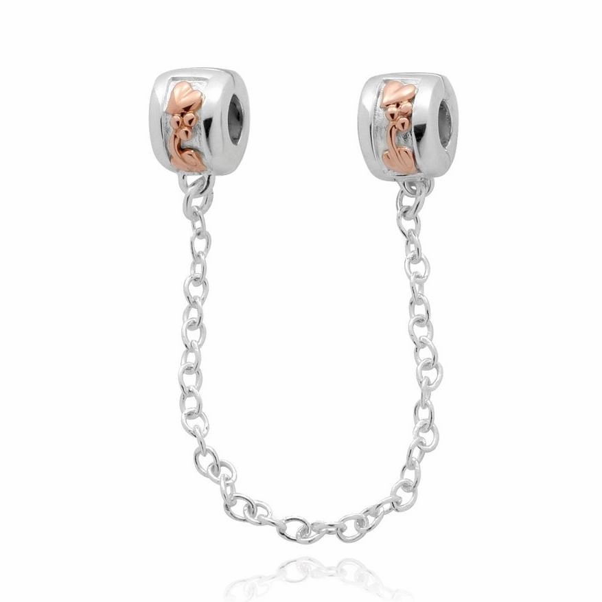 Clogau Tree Of Life Silver Safety Chain Bead Charm D