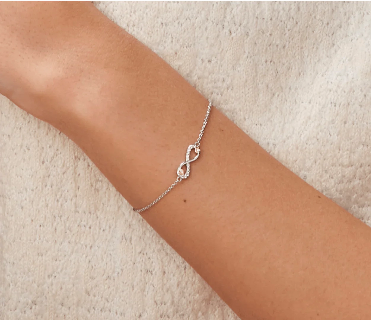Clogau Tree of Life Sterling Silver Infinity Bracelet