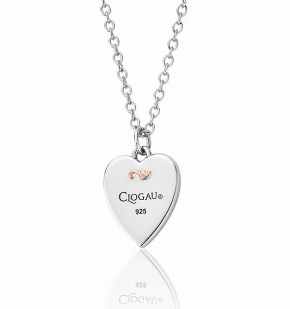 Clogau Tree of Life Sterling Silver Insignia Heart Pendant