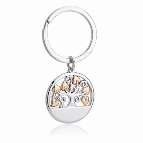 Clogau Tree Of Life Sterling Silver Keyring