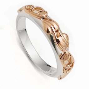 Clogau Tree of Life Sterling Silver Narrow Ring