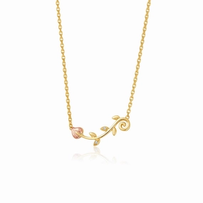Clogau Vine Of Life 9ct Gold Diamond Necklace