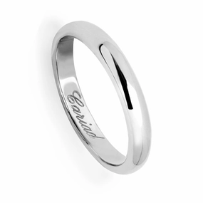 Clogau Windsor 18ct White Gold 3mm Wedding Ring