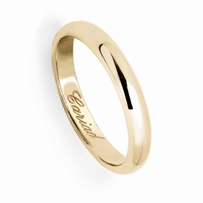 Clogau Windsor 18ct Yellow Gold 3mm Wedding Ring