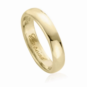Clogau Windsor 18ct Yellow Gold 4mm Wedding Ring