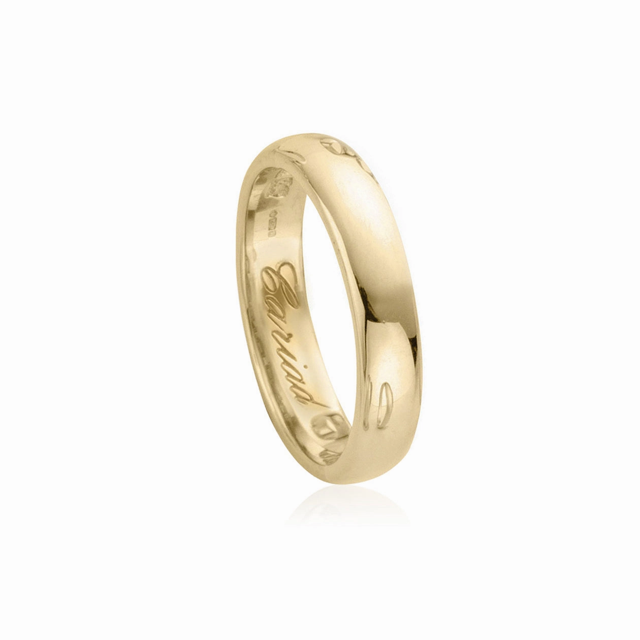 Clogau Windsor 9ct Yellow Gold 4mm Wedding Ring