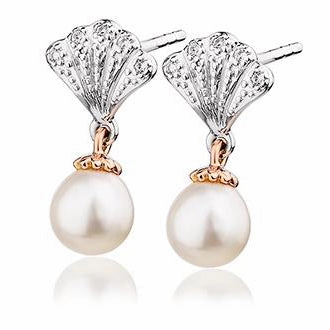 Clogau Windsor Sterling Silver Pearl Earrings