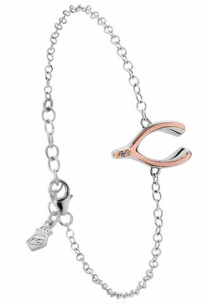 Clogau Wishbone Sterling Silver Bracelet