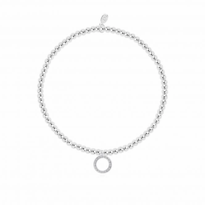 Confetti A Little Congratulations Silver 17.5cm Stretch Bracelet 4334