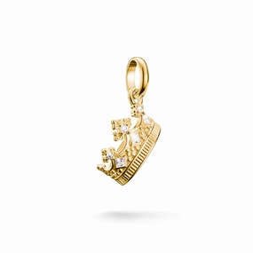 Connect Charm crown Gold