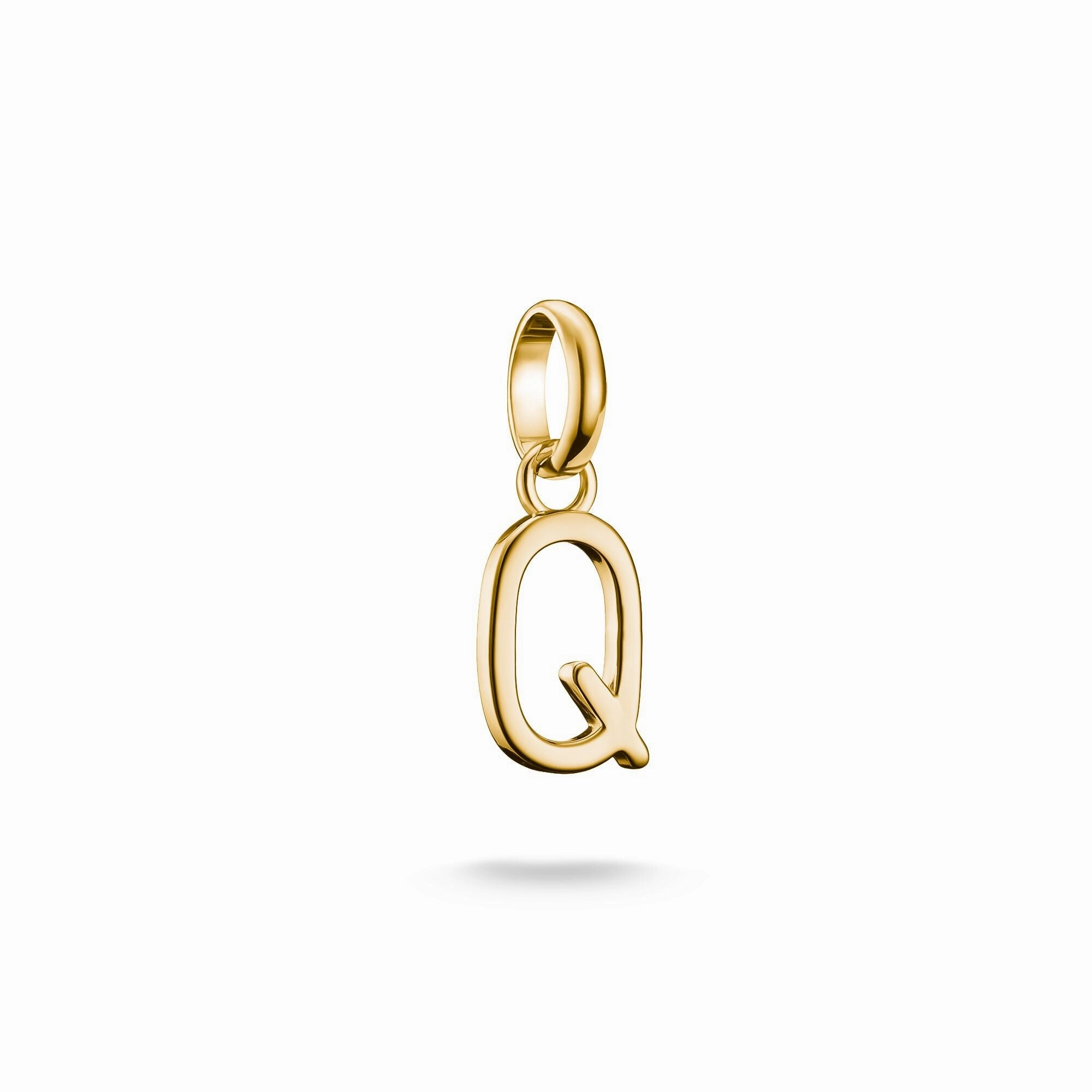 Connect Charm letter Q Gold