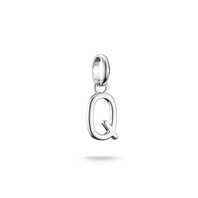 Connect Charm letter Q Silver
