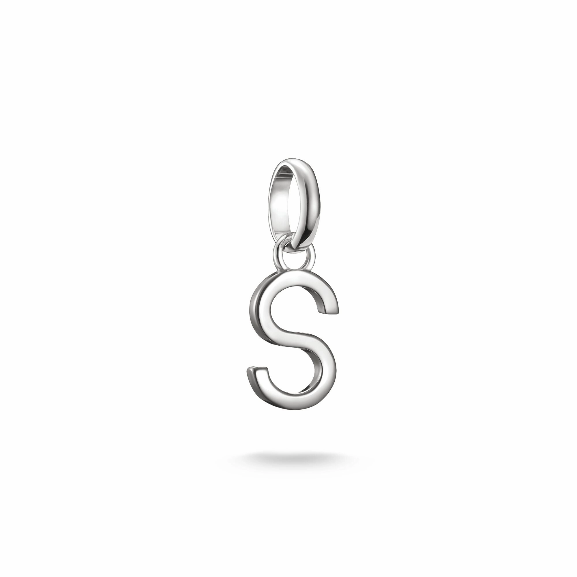 Connect Charm letter S Silver