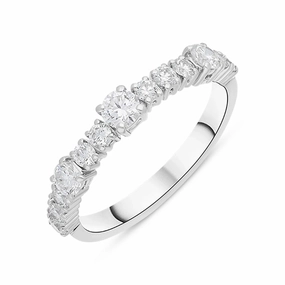Damiani Notte Di San Lorenzo 18ct White Gold 0.70ct Diamond Ring
