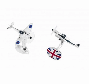 Deakin & Francis Sterling Silver Spitfire Cufflinks
