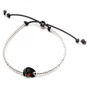 Dog Fever Sterling Silver Enamelled Dachshund Muzzle Bracelet D
