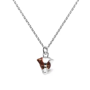 Dog Fever Sterling Silver Jack Russel Muzzle Necklace D